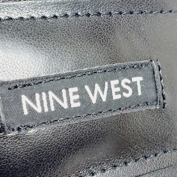 NEW NINE WEST Women's Rapps3 Black Summer Strappy Wedge Sandals K671 - Picture 10 of 13